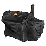MATERIAL: Heavy-duty rip-stop construction made from fade and water-resistant material SIZE: Custom cover for the Oklahoma Joe's Highland Reverse Flow Offset Smoker FEATURES: Built-in hook and loop straps ensure a secure fit PROTECTED: UV Protection ...