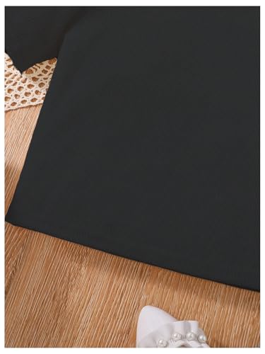 Girl's Cut Out Cold Shoulder T Shirt Short Sleeve Crew Neck Summer Tee Tops3