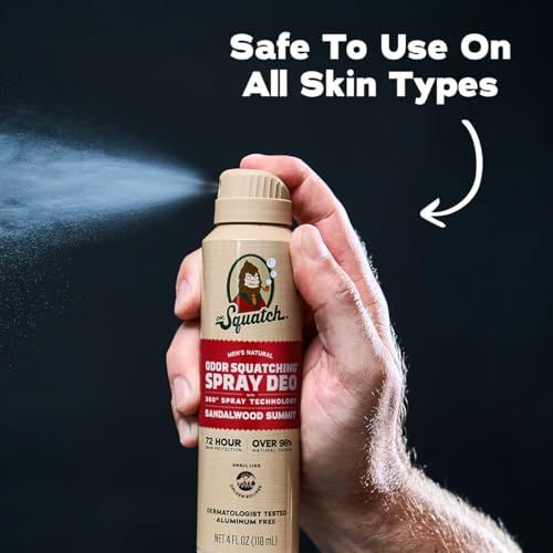 Dr. Squatch Spray Natural Deodorant Men, Aluminum Free (4oz, 2-Pack) - image 5