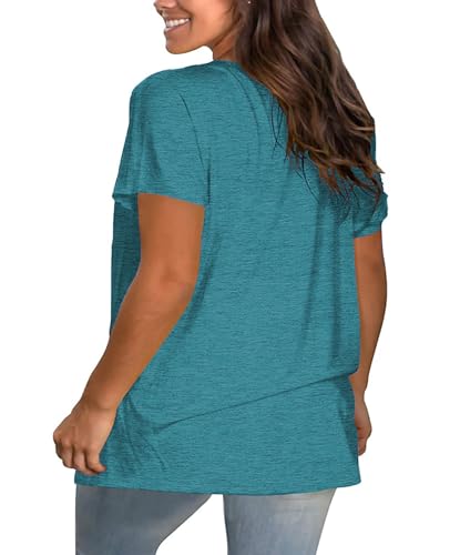 Plus Size Magical Shirts Women Magic Castle V Neck T Shirts Short Sleeve Tshirts Summer Tops3