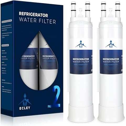 TEEHAY FPPWFU01 Filter Replacement, Compatible With Electrolux EPPWFU01 PureAdvantage PWF-1, Frigidaire FPPWFU01 PurePour PWF-1 (3 PACK) Cover