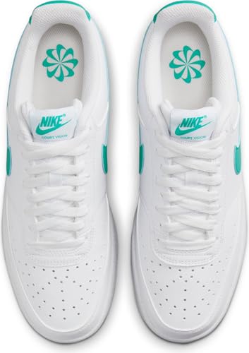 Image of Nike Men's Court Vision Low (DH2987-109, White /Clear-Jade, 10.5)