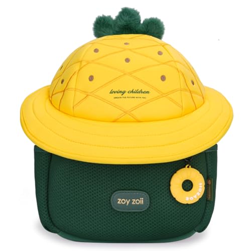 Zoy zoii Kids Backpack Cute Pineapple Toddler Backpack Gift for Little Girls and Boy Children Preschool Mini Travel Bag Age 3-6