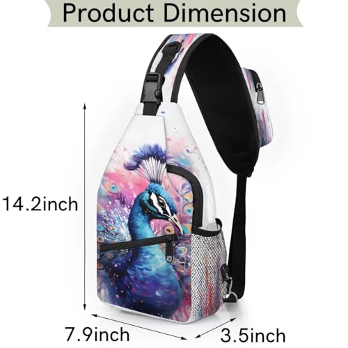 Sling Bag para Mujeres y Hombres Crossbody Unisex miniatura 2