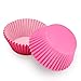 TRUSBER Pink Baking Cups, 100 pieces Paper Cupcake Liners Wrappers Nonstick Muffin Molds Baking Cup Holders for Wedding, Birthday, Baby Shower or Holiday Party (Pink)