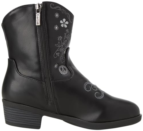 bebe Girls' Cowgirl Boots - Embroidered Western Roper Boots - Cowboy Boots for Girls (Toddler/Girl)4