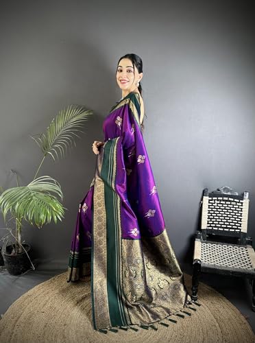 Pandadi Saree zari woven silk saree in soft silk – image 3