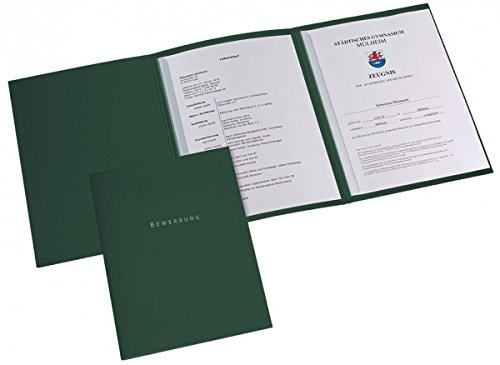 Preisvergleich Produktbild ELBA 3-teilige Bewerbungsmappe, excellent plus, dunkelgrn