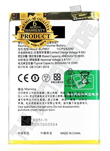 Image of Original BLP851 Battery for Oppo A74 /A54 (5G) (BLP851) Battery with 6 Month Warranty**** (for BLP851)