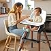 GAIVE 8 in 1 Convertible Wooden High Chair, Adjustable Baby High Chair for Babies and Toddlers with Tray, Easy to Clean, Grow with Family|Booster|Learning Table|High Stool