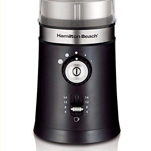 Moedor De Cafe, Grãos e Temperos Hamilton Beach 150W Automático com Controle de Espessura (110)