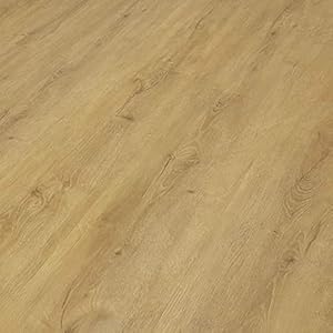 TRECOR Vinyl-/LVT klik vinyl-designvloer, massieve vloerplanken 6,5 mm dik met 0,5 mm slijtlaag, inclusief contactgeluid, waterbestendig – U koopt 1 m²