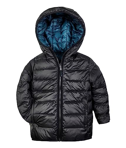 Appaman Kids Boy's Reversible Insulated Lightweight Puffer Jacket (Toddler/Little Kids/Big Kids) Blue Wave 4 Toddler2