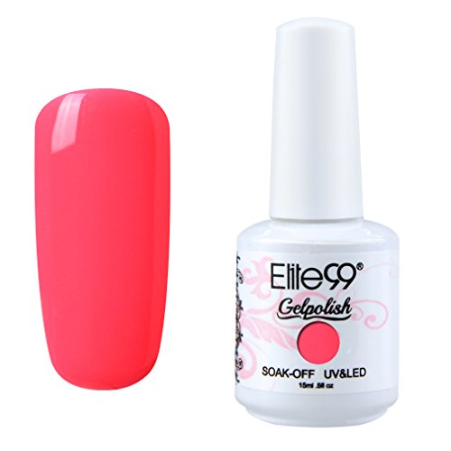 Esmaltes Semipermanentes de Elite99 Uñas Semipermanentes Uñas de Gel Soak off UV LED Manicura Semipermanente 1pcs 15ml -1557