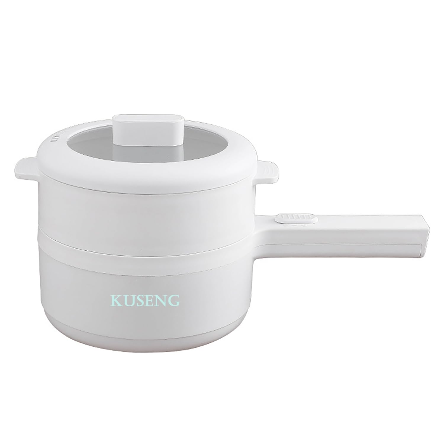 Rimozan Electric Pot Electric Hot Pot 2.2L Mini Pot Crock Pot Electric Cooker with Steamer And Overheat Protection Ideal for Stews Soups Hot Pots and Noodles for One Person