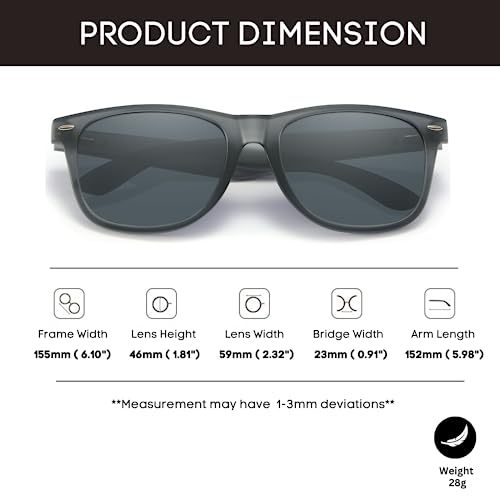 Image of XXL Size Extra Large Polarized Sunglasses 155MM for Big Wide Heads Men TR90 Ultralight UV400 Protection Glasses
