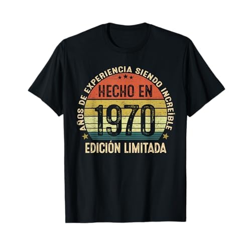 Hecho En 1970 55 Años Cumpleaños Regalo 55 Cumpleaños Hombre Camiseta