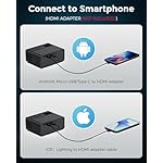 CiBest Mini Projector, 2025 Upgraded Full HD 1080P Support Video Projector, Portable Small Movie Projector, Compatible with iOS/Android/Windows/TV Stick/Box/USB/HDMI - Image 4