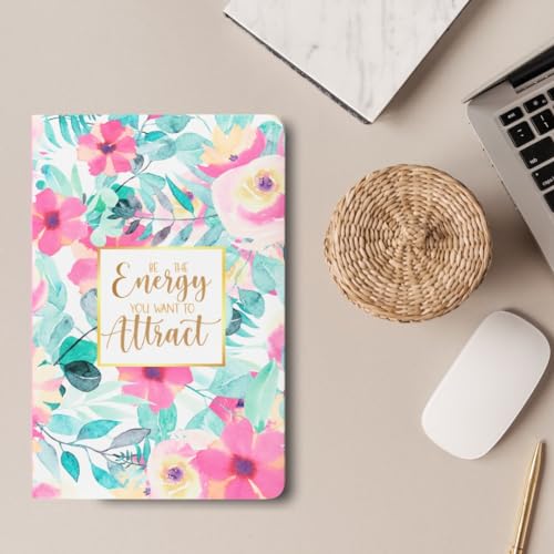 Image of LAURET BLANC 12Months Undated Planner, 12 Monthly Spreads, 52 Weekly Spreads, Habit Tracker, Utility Pages, Paperback (Be The Energy You Want To Attract)
