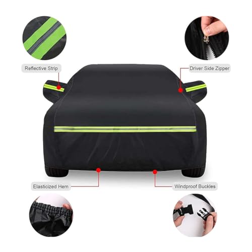 Funda coches exterior impermeable para Renault Latitude aparcado bajo el sol de verano 2