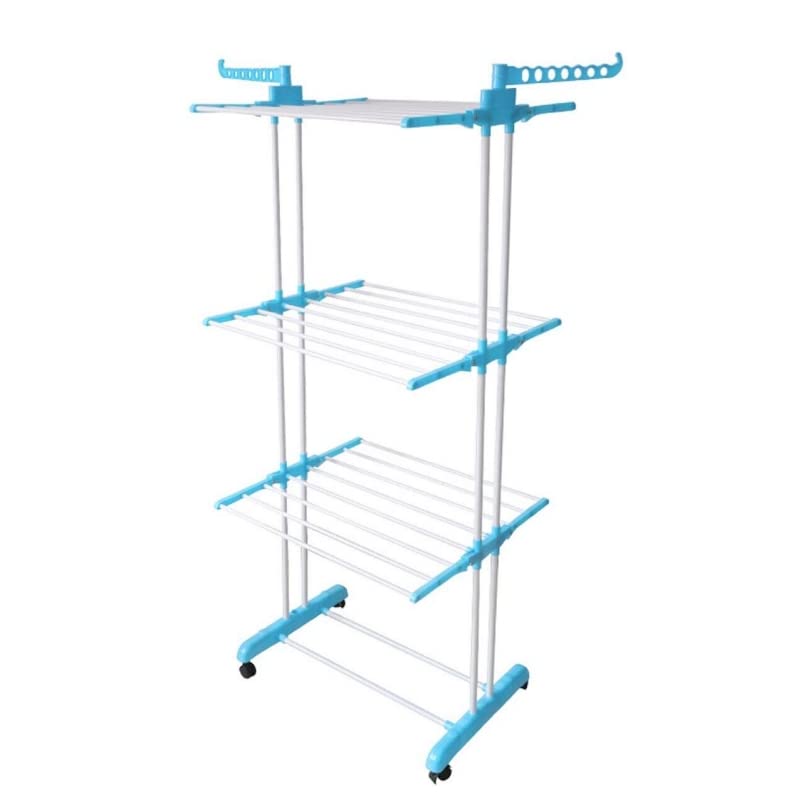 Extra Large Foldable Clothes Airer 4 Tier Indoor Outdoor Washing Laundry Drying Rack