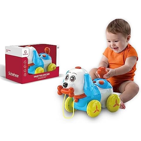 Sobebear Pull Along Dog with Music Cover