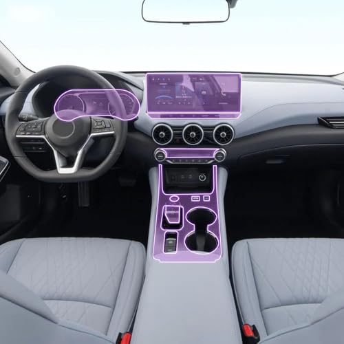 Film protection PPF anti-rayures console centrale Nissan Sylphy TPU