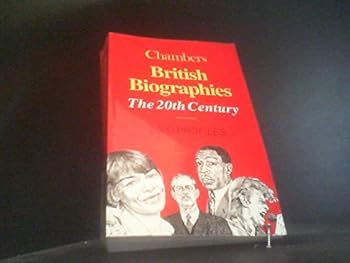 Paperback Chambers British biographies--the 20th century Book