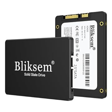 Bliksem SSD 512 GB SATA III 6 Gb/s Unidade interna de estado sólido 2,5 polegadas 7 mm (0,28") Chip 3D NAND TLC até 550 Mb/s para laptop e PC KD650 (preto 512 GB)