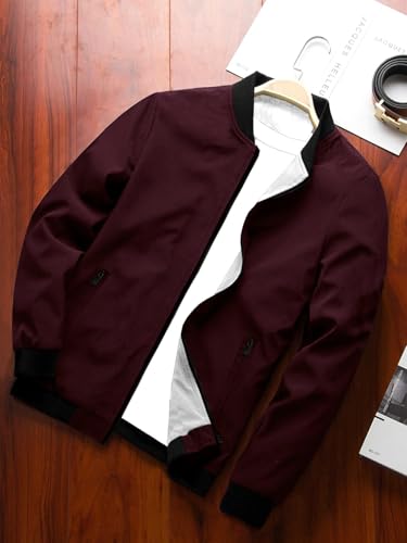 Image of Noble Monk Men's Polyester Standard Length Bomber Jacket