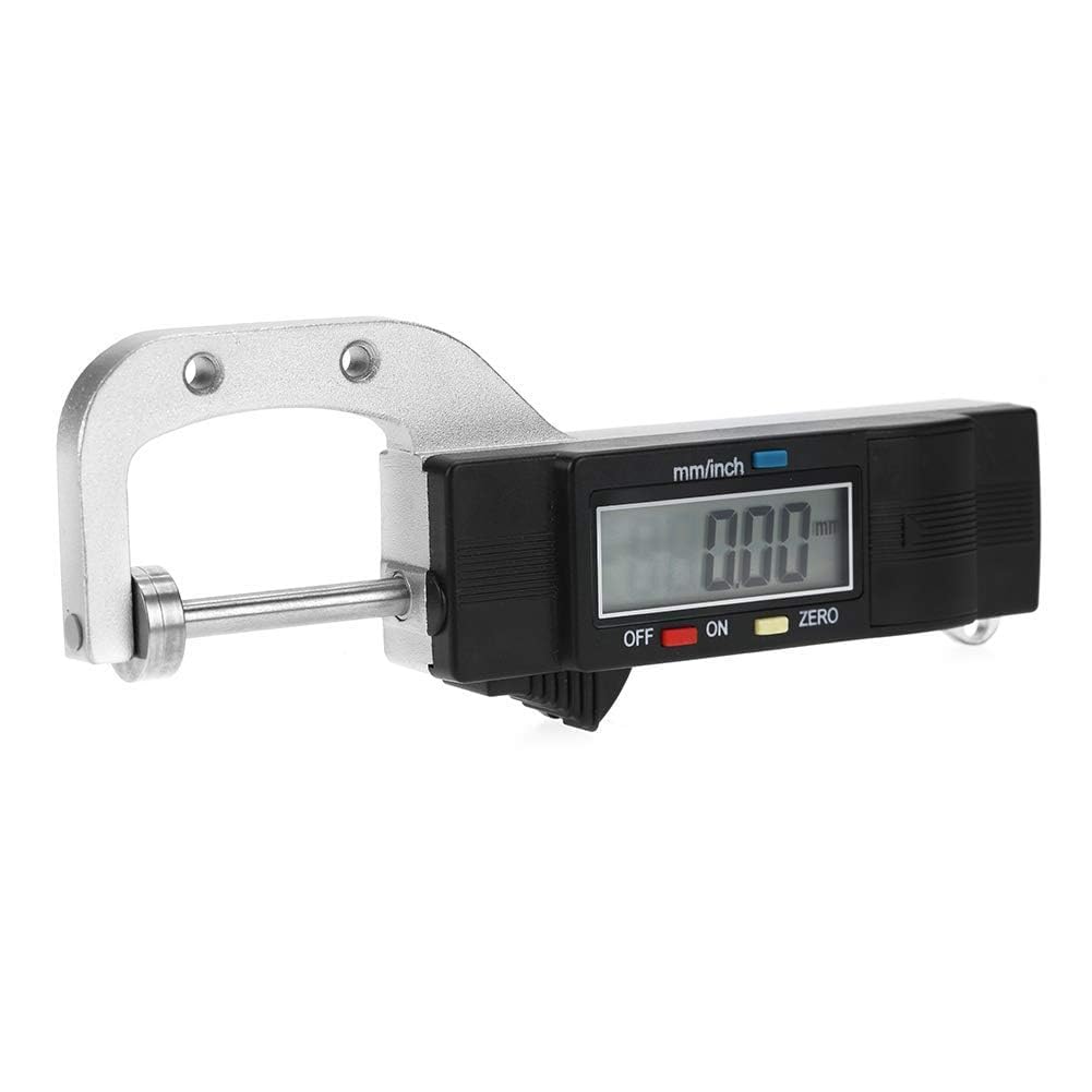 Mini Digital Thickness Gauges Horizontal Electronic 0-25mm Caliper Measuring Tool Meter Vernier Calibrator (A-BLACK GAUGE)