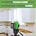 INSPIRITECH Laser Level 360 Self Leveling with Hard Case & Remote, 4x360 Rechargeable Green Line Laser for Framing Wall Ceiling Floor Tile
