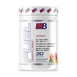 BCAA Powder, 5 Grams of BCAAs Amino Acids, Post Workout Recovery Drink for Muscle Building, Recovery, and Endurance, 30 Servings (Peach Mango)