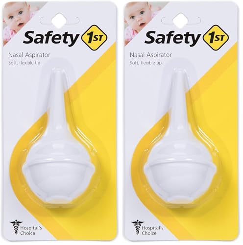 Image of Safety 1st Newborn Nasal Aspirator, White, One Size (Pack of 2)