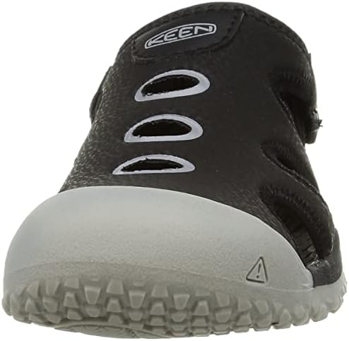 KEEN Stingray Closed Toe Water Sandals, Black/Drizzle, 13 US Unisex Little Kid | Image 1