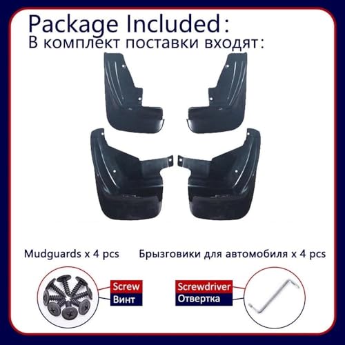 4 guardabarros para Subaru Forester SG 2005-2007 que protegen la carrocería 2