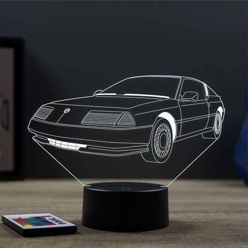 Lampe 3D Alpine Renault GTA télécommande 16 couleurs et 4 modes automatiques