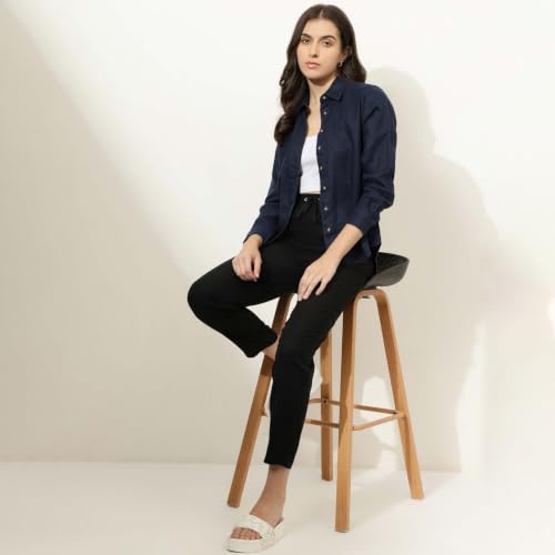 Image of Marks & Spencer Pack of 2 Poly Mix Spread Collar Shirt
