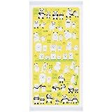 コンテックス(Kontex) バスタオル 布ごよみ 2023 タオルゆあがり 大きな手拭 パンダ銭湯 日本製 ブルー 約58×120cm 59714-001