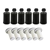 Nuevo y de alta calidad ZRNG Limpiador de Mano Filtro HEPA Filtro Hepa Kit de Filtro de Esponja Ajuste para Xiaomi Deerma DX700 DX700S Accesorios de repuestos de vacío 6SETSET La instalación es Simple y fácil de Usar.
