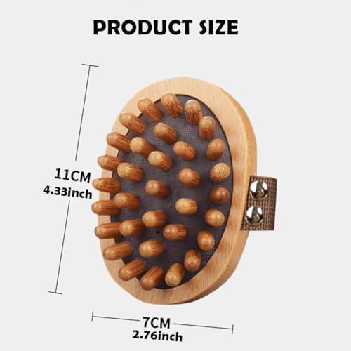 Image of Fascia Massage Blaster Tool for Cellulite, Meridian Massage, Muscle Knots, Trigger Points, Cellulite Massager Tool for Body Tension Relief Promote Lymphatic Circulation Wood