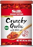 S&B Chili Oil with Crunchy Garlic, 14.1 Ounce