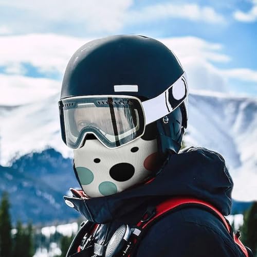 Balaclava Mask for Men Balaclava Ski Mask Polka Dot Winter Face Mask Face Cover for Cycling miniatura 5
