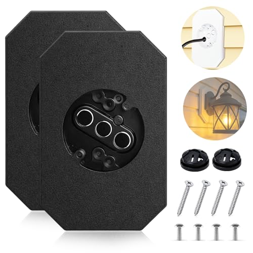 Revêtement double de 1,27 cm bloc de montage vinyle pour éclairage extérieur - 2