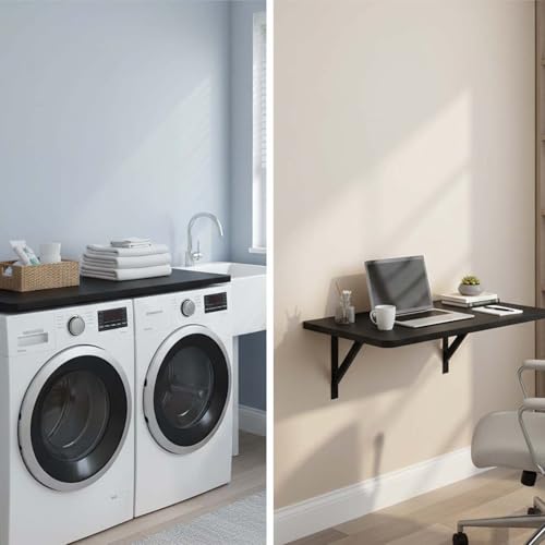Solution de pliage polyvalente et table pliante murale 90x30 durable - 8
