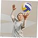 Mipcase Soft Indoor Volleyball for Adults Standard Size 5 Machine-Sewn Sturdy PU Material Suitable for Gym Training and Indoor Practice Beach Volleyball Equipment