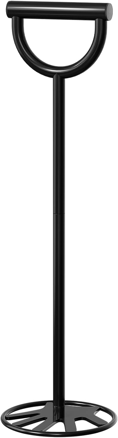 Trash Compactor for Kitchen and Small Outdoor Bins: All Metal Manual Garbage Tamper, Handy Waste Press Tool, Reduces Trash Volume, Saves Bags/Can Space, Less Disposal Trips/Easy to Use Clean & Store