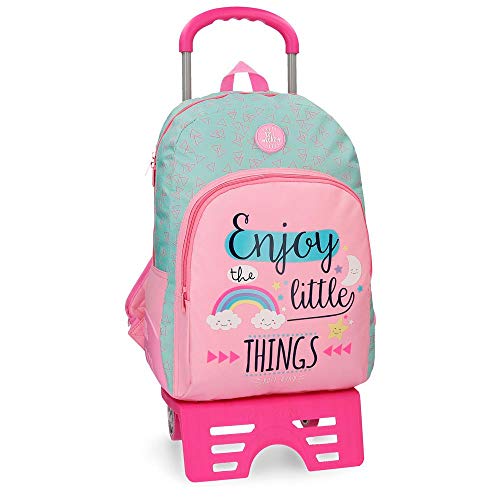 ROLL ROAD Little Things Mochila escolar  44 cm  19.6 litros  color Rosa