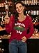 ALIREVERIE Women Christmas Long Sleeve V Neck Striped Top Santa Hat M