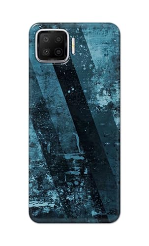 Image of Printed Hard Back Cover for Oppo F17 Back Cover (Rugged Background -J1) -190724(EA)